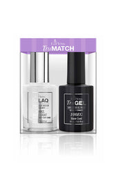 Front view of EzFlow TruMatch Base Coat Duo in a clear-transparent packaging with colored label text